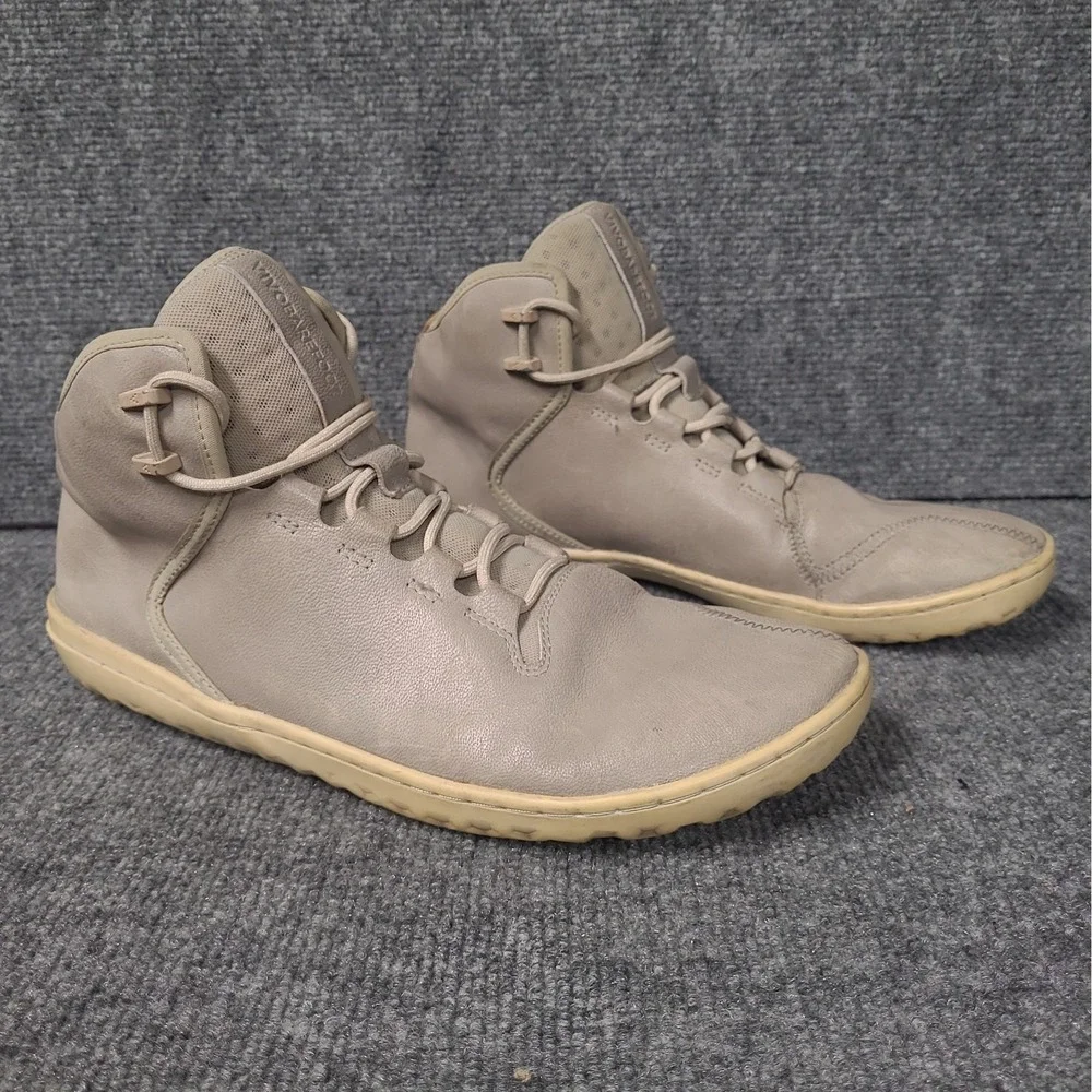 Vivobarefoot Borough Men's Light Grey  Sneaker Boot Shoes Men's Size 12 (EU 45)